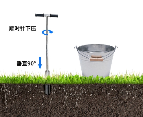 Six layer tubular soil moisture monitoring station