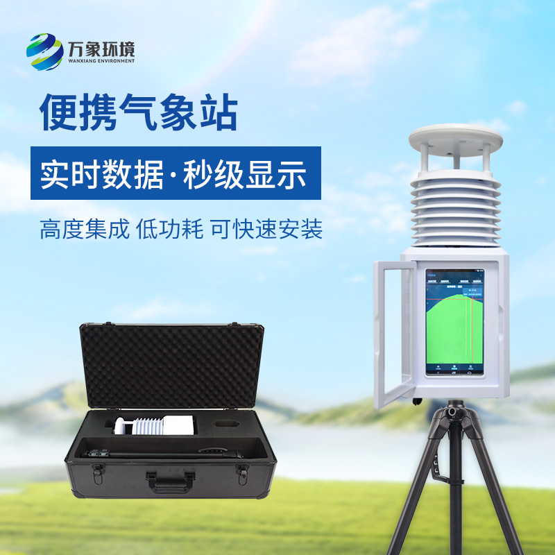 Portable weather station - a weather station that can be used in an emergency