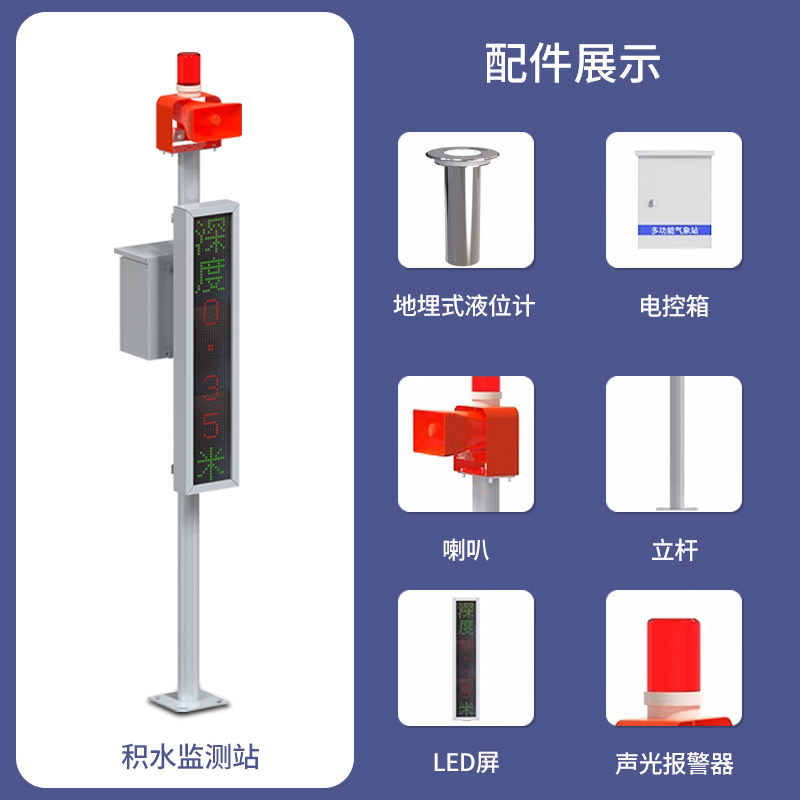 道路積水監(jiān)測系統(tǒng)為排水管理部門提供有效的數(shù)據